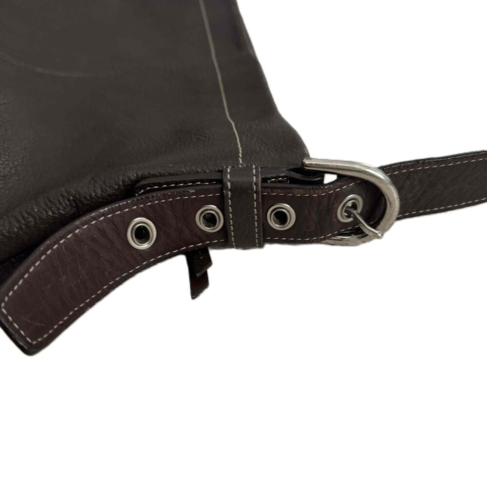 Coach 1941 Leather Crossbody Bag Black Leather Shoulder Handbag Adjustable Strap - Picture 6 of 16